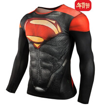 鹿斯特 長袖 男士T恤 長袖紅超人 S，XL，L，M，XXXL，XXL
