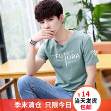 茨威奴（SWENEARO） 短袖 男士T恤 FU綠色 XL，L，M，XXL，XXXL