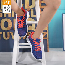 361度跑步鞋-3基準(zhǔn)藍(lán)/熒光紅 35，36，37，38，39，40