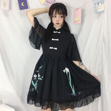 中國風(fēng)少女連衣裙