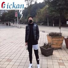 Fickan 短袖 男士T恤 四桿褲黑【單件】 