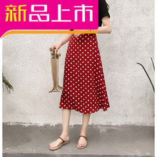復(fù)古半身短裙，微胖妹子的小心機