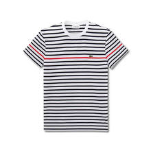 LACOSTE 短袖 男士T恤 A10黑白條紋 