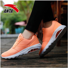 安踏（ANTA）跑步鞋8813-4熒光蜜桃粉/安踏白 35