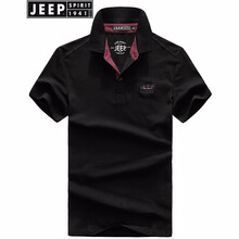 Jeep 短袖 男士T恤 01黑色 