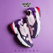 阿迪達斯（Adidas）跑步鞋紫粉BD7825 36