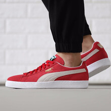 PUMA板鞋35263405帝王紅+白色 
