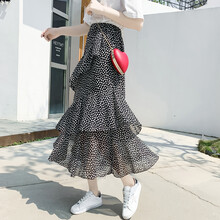 純色半身裙，打造夏日清涼小仙女