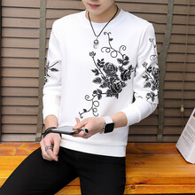 魯賓克 長袖 男士T恤 A112-W2778白色 XL，L，M，XXXL，XXL