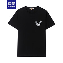 羅蒙（ROMON） 短袖 男士T恤 LMDT035黑色 