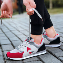 吾履南天男士N07款紅色 41