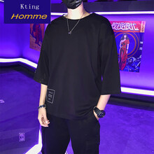 Kting Homme 七分袖 男士T恤 黑 