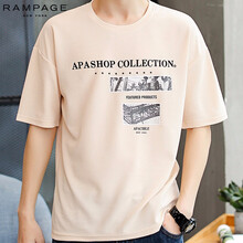 RAMPAGE 短袖 男士T恤 906淡粉色 