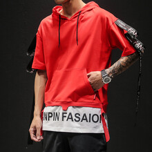 男凡（NANFAN） 短袖 男士T恤 紅色 