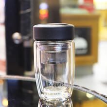 時尚雙層玻璃杯，讓你喝水更簡單