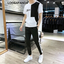 LOOSAFANDA 短袖 男士T恤 A438-904白色 