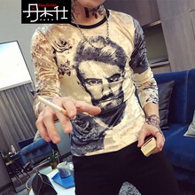 丹杰仕（DANJIESHI） 長袖 男士T恤 黑色 XL，L，XXL，M，XXXL