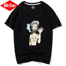 Lee Cooper 短袖 男士T恤 3266黑色短袖T恤 