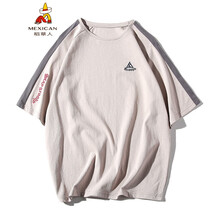 稻草人 五分袖 男士T恤 淺灰色 DS350-102 