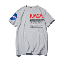 笙韻 短袖 男士T恤 灰色(NASA) 