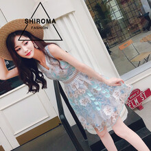 一字肩連衣裙，打造甜美小仙女