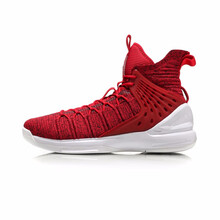 李寧（LI-NING）籃球鞋 公牛紅/標準白  