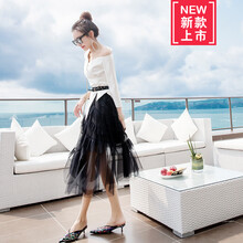 時尚網(wǎng)紗半身裙，打造優(yōu)雅女人味
