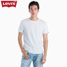 Levi's 短袖 男士T恤 白色/藍色 