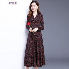 歐偲麥 大花，碎花 拼接，撞色，花邊，拼色，印花，立體裁剪，立體裝飾 連衣裙