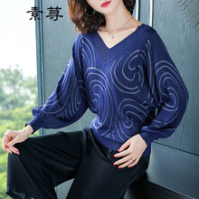 元素,樣式,新款,流行,蝙蝠,針織,趨勢,長袖
