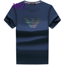 NPZ 短袖 男士T恤 藍(lán)色 