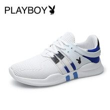 花花公子（PLAYBOY ESTABLISHED 1953）男士白色網(wǎng)面 41