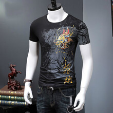 自由檔案（free archives） 短袖 男士T恤 黑色 