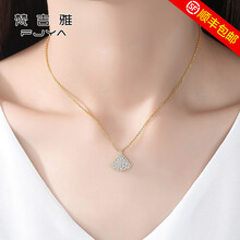 復(fù)古鉑金鎖骨鏈