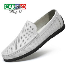 卡帝樂鱷魚（CARTELO）男士9975白色鏤空 41