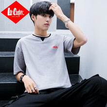 Lee Cooper 短袖 男士T恤 3025灰色 