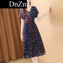 氣質(zhì)印花連衣裙，打造優(yōu)雅小女人