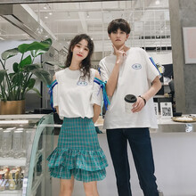 寬松短袖上衣，微胖女神福音