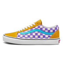 vans板鞋黃色/紫色 