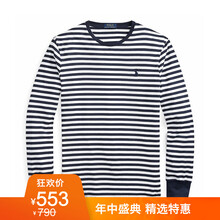 Polo Ralph Lauren 長(cháng)袖 男士T恤 E93-白色條紋 