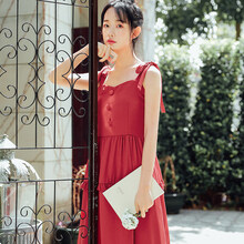 純色拼接裙，打造優(yōu)雅小仙女
