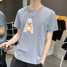 AEMAPE 短袖 男士T恤 湖藍 