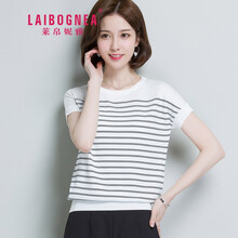 萊帛妮雅（LAIBOGNEA） 露背 短袖 T恤 女 圓領(lǐng)