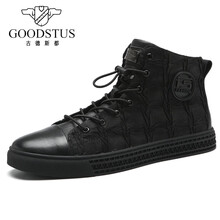 古德斯都（GOODSTUS）男士黑色 38