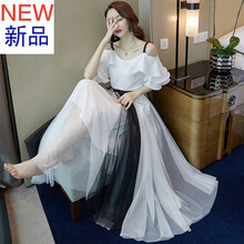 純色條紋裙，打造優(yōu)雅小仙女