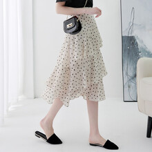 時(shí)尚高腰半身裙，打造浪漫女神