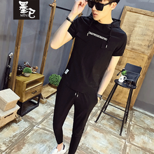 墨已（MOYI） 短袖 男士T恤 黑色 