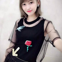 哥弟網(wǎng)紗打底衫
