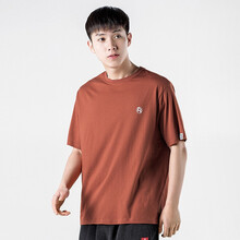 macfion 短袖 男士T恤 磚紅色 