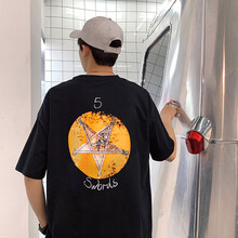 普名爾（PUMINGER） 五分袖 男士T恤 JDB220-1110黑色 